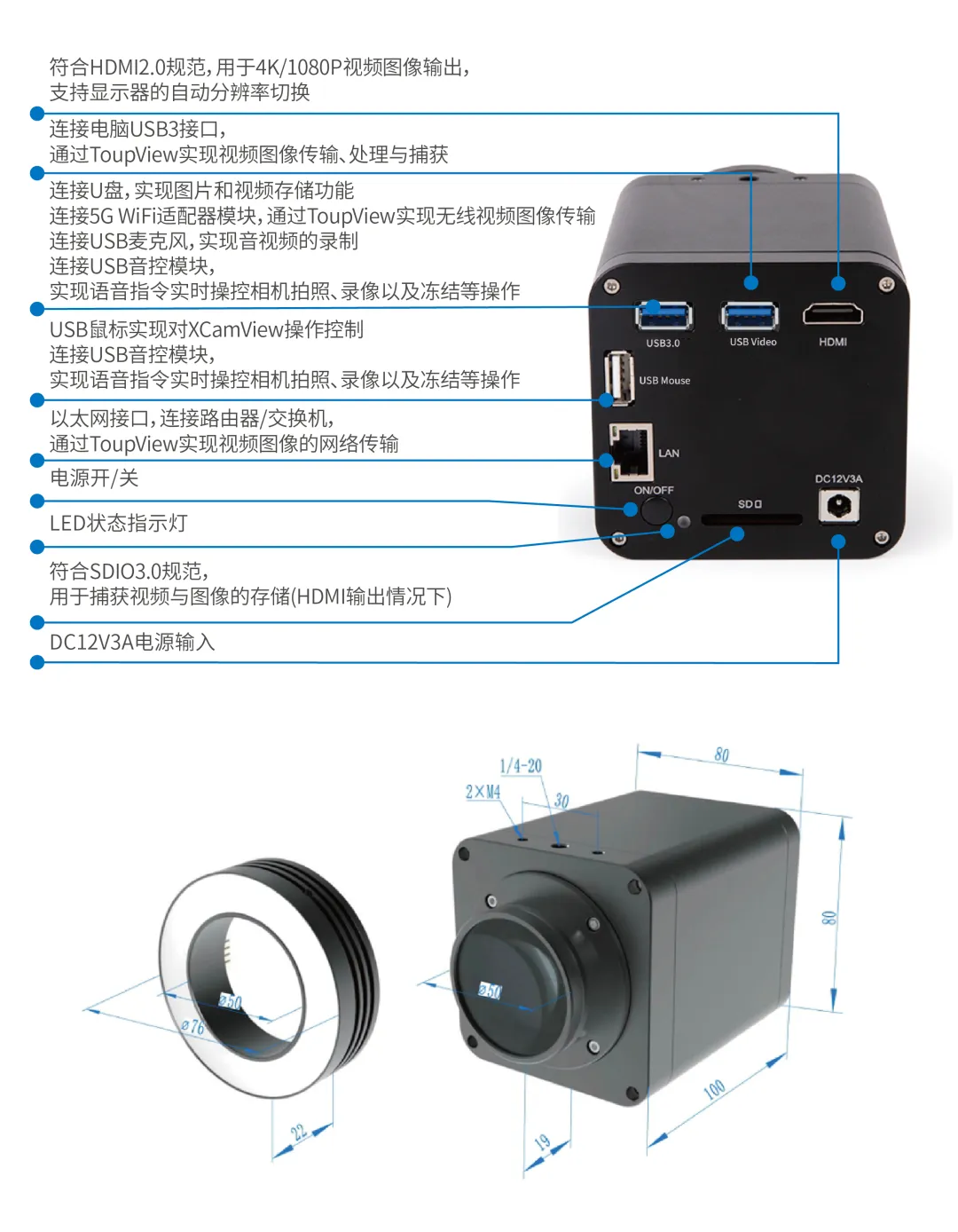 AFDM512系列电动连续变倍自动对焦数码显微镜