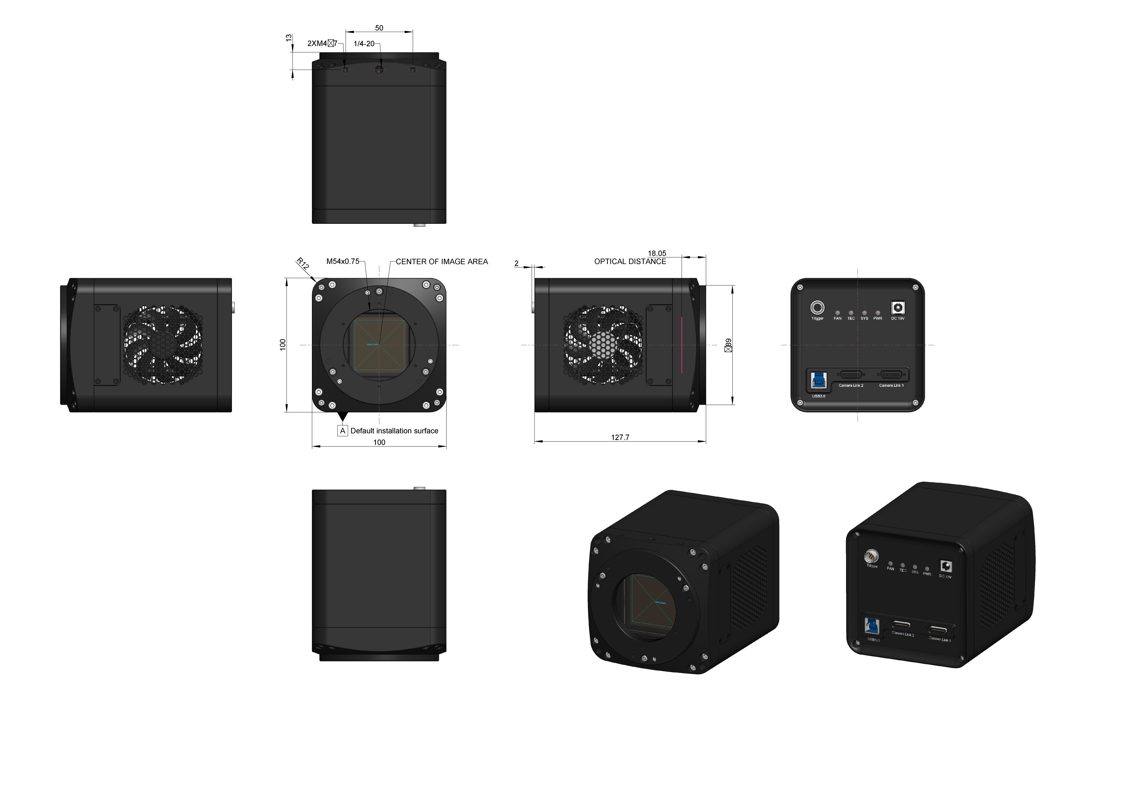 sMAX16AM/BM 外形尺寸