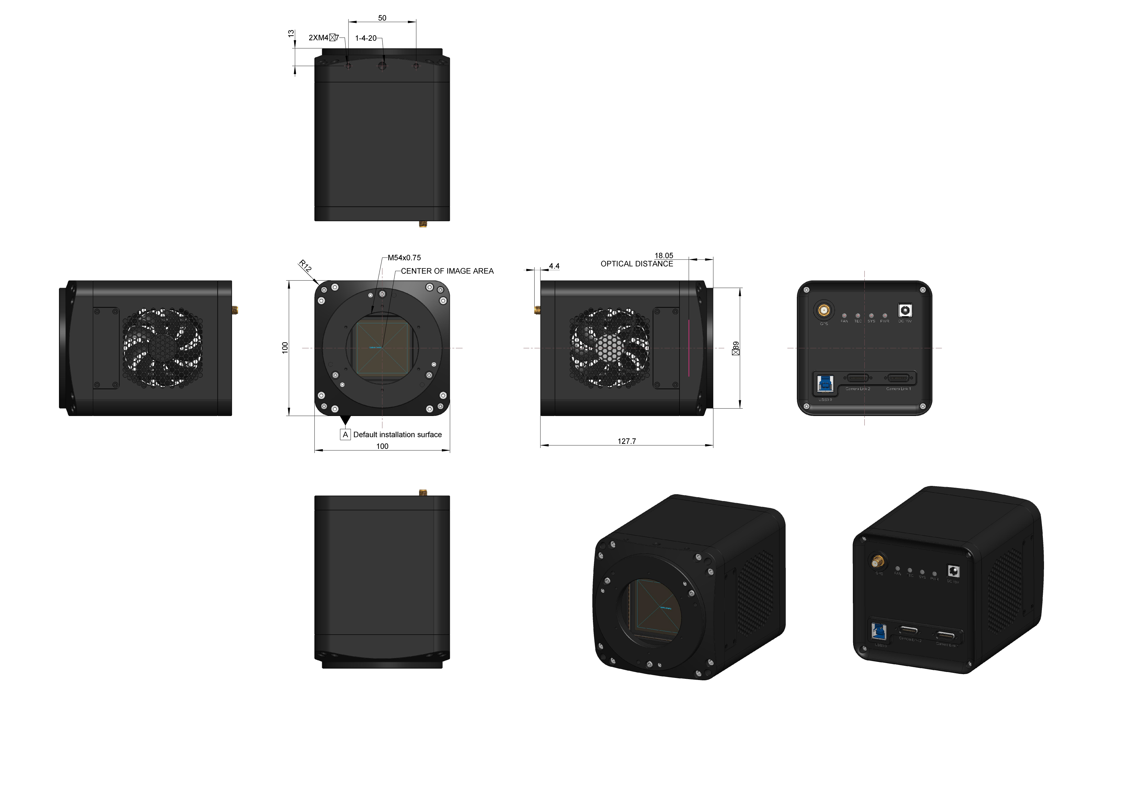 sMAX16AM/BM 外形尺寸