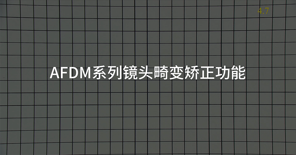 AFDM镜头畸变校正功能