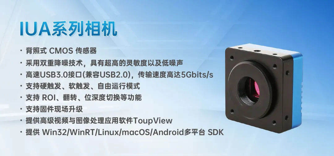 GLUX系列背照式CMOS相机