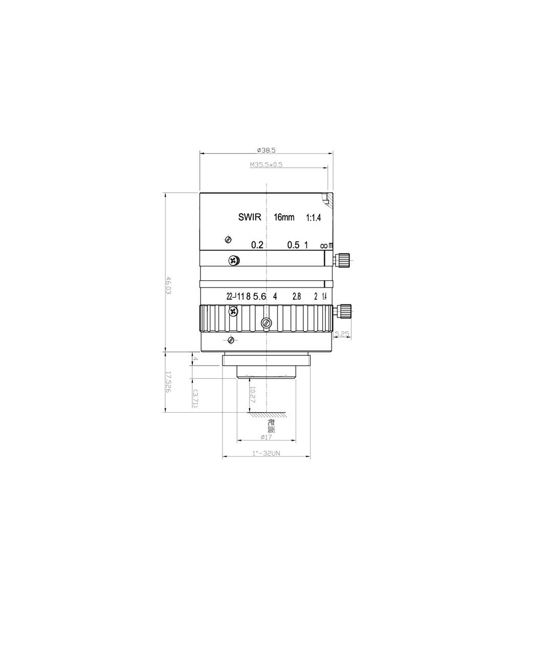 TPL-1614SWIR-S镜头
