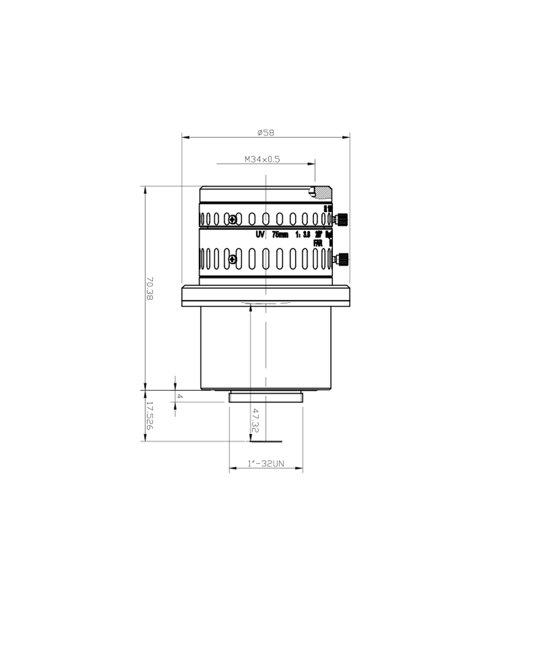 TPL-7538UV镜头